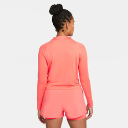 Женская теннисная футболка (dł. Рукава) Nike Court Dri-Fit Victory Top LS W - magic ember/white