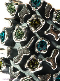 "Мускус" кольцо в серебряном покрытии из коллекции "Экзотика" от Jenavi