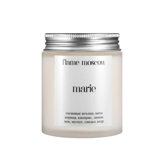 Ароматическая свеча FLAME MOSCOW matte candle Marie