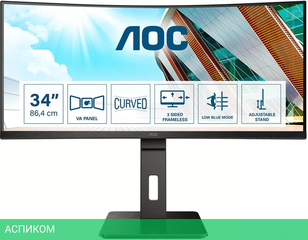 Монитор AOC CU34P2A