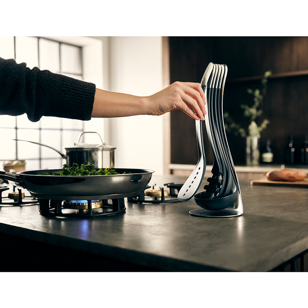 Набор кухонных инструментов на подставке nest 100, нержавеющая сталь, 5 пред.