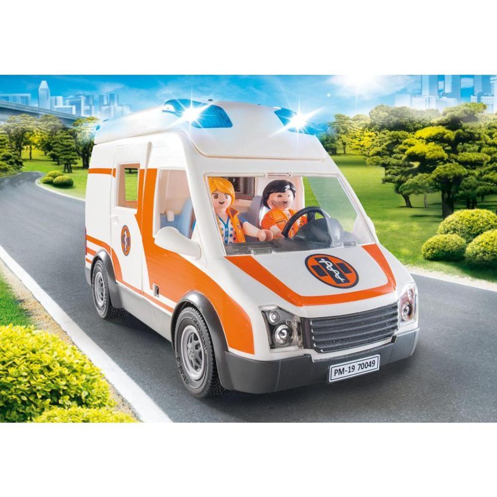Playmobil - Скорая помощь со светом и звуком 70049
