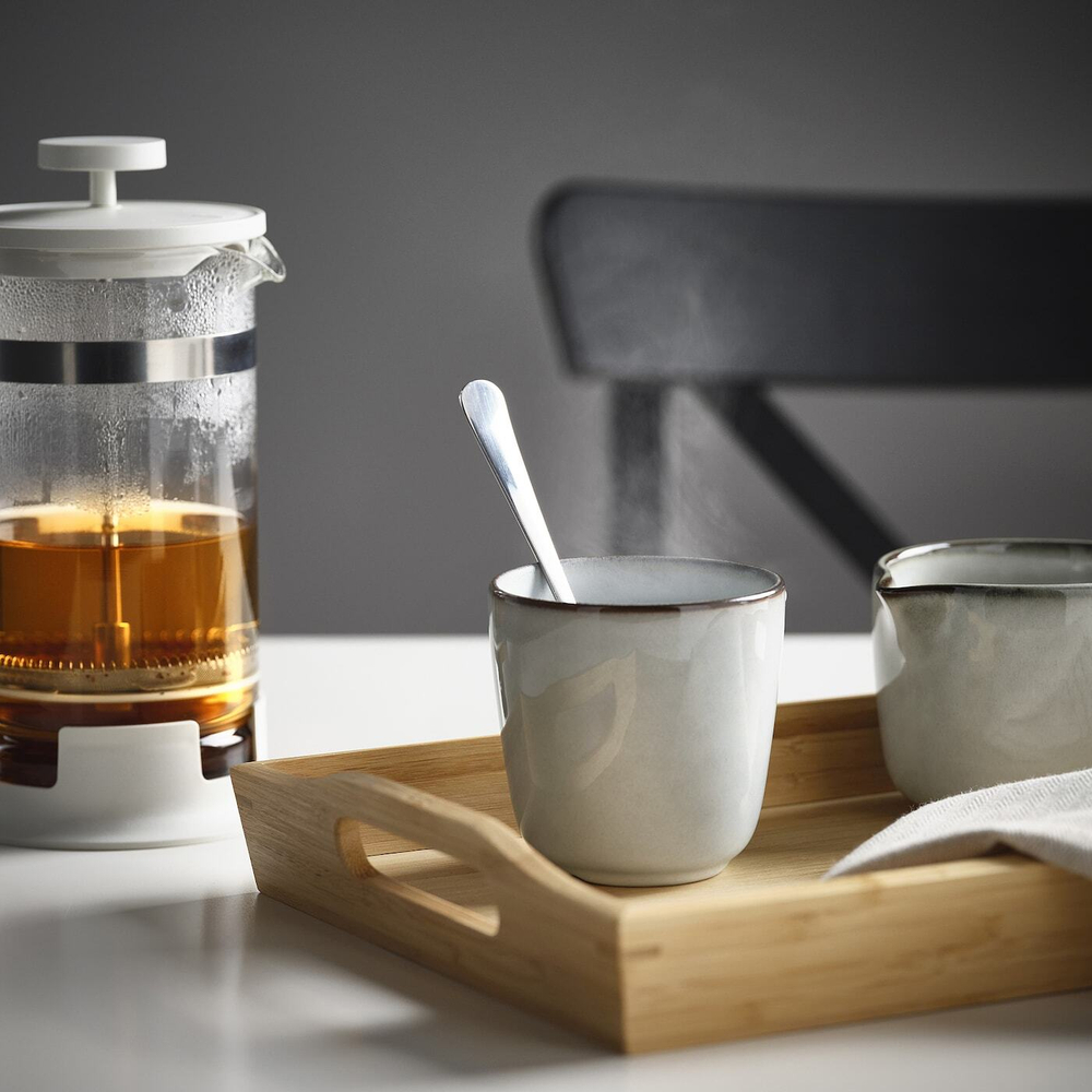 Кружка IKEA GLADELIG (ГЛАДЕЛИГ), Серый, 300 мл