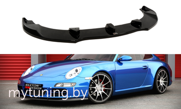 Сплиттер переднего бампера для Porsche 911 (997) Carrera