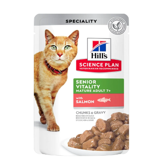 Hill's SP влажный корм для взрослых кошек SrVit лосось 85гр