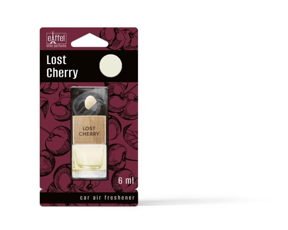 Ароматизатор подвесной  Aroma Glass  линейки  Eiffel elite perfume  Lost Cherry 6 мл (FOUETTE)