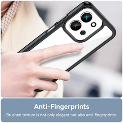 Противоударный чехол для смартфона Xiaomi Redmi 15C 4G, усиленные защитные рамки черного цвета