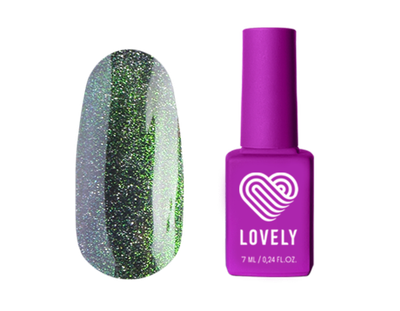 LOVELY Гель-лак Magic eyes ME02 (кошачий глаз, светоотражающий), 7 ml