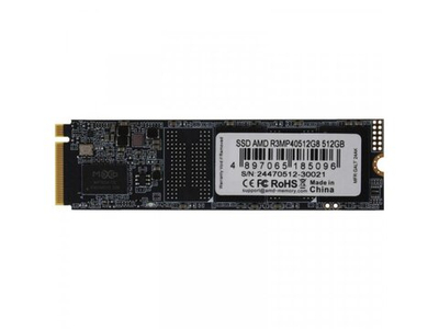 SSD накопитель AMD Radeon R3 512ГБ, M.2 2280, PCIe 4.0 x4, [R3MP40512G8]