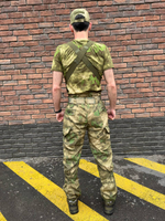 Тактический костюм горка с наколенниками и налокотниками мох