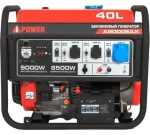 Бензиновый генератор A-iPower A9000EAX 8.5кВт 230В/50Гц электростартер разъем ATS