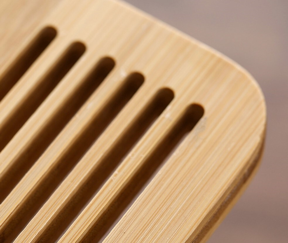 242097.2 Чабань ЖИДКОЕ СТЕКЛО "Горы и море" круглая, d=25см, бамбук+пластик натуральный/белый