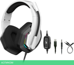 Наушники A4Tech Bloody G260p белый/черный