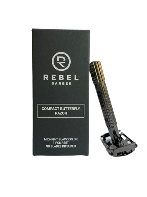 REBEL BARBER Compact Midnight Black T-образный Бритвенный станок