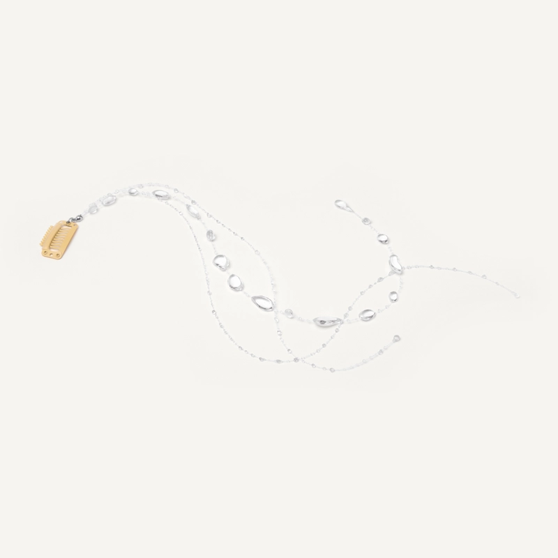 Заколка Прозрачные Капли