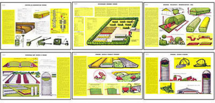 Плакаты ПРОФТЕХ "Хранение грубых и сочных кормов" (10 пл, винил, 70х100)
