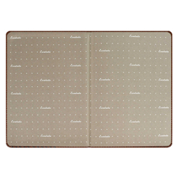 Ежедневник датированный 2026 ESCALADA, А5, 176 л., арт. 70219/ 15 САРИФ КОРИЧНЕВЫЙ (кожзам: 146x211 мм, твёрдый переплёт с поролоном, материал обложки: искусственная кожа "Сариф"; декор: блинтовое тиснение; способ крепления блока: ниткошвейный; вн. б