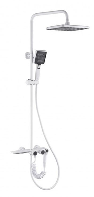 323562-F Душевая система, водопад (БЕЛЫЙ) ViEiR (5/1шт)
