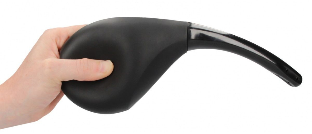 Черный анальный душ Intimate (Цвет: черный)