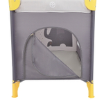 PITUSO Манеж-кровать Florecita Grey/Серый, 1 уровень,2 кольца,2 колеса,лаз на молнии,125X65X78 см