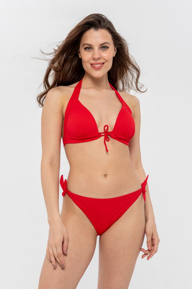 Красный бюстгальтер на завязках с формованными чашками из коллекции Spirit of Colours