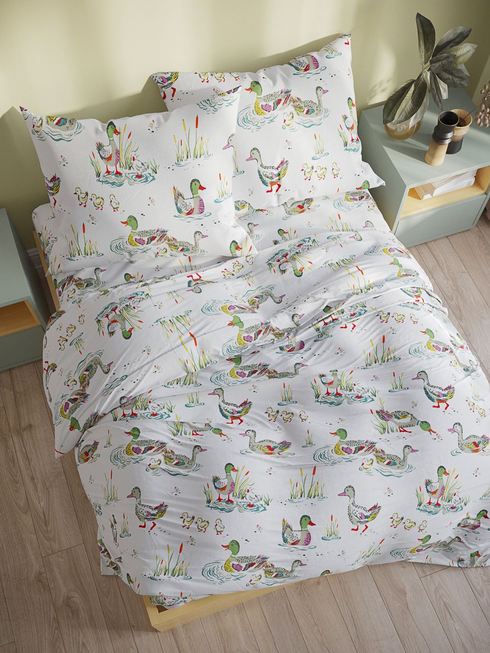 Простынь  бязь Сказка "Утки" 150x215 см