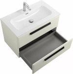 Тумба с раковиной Cezares ECO-CER-N 80 ECO-CER-N-800-2C-SO-AS-P альпака брашированная