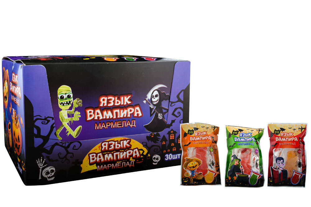 Мармелад "Язык вампира" 24*30шт 7г