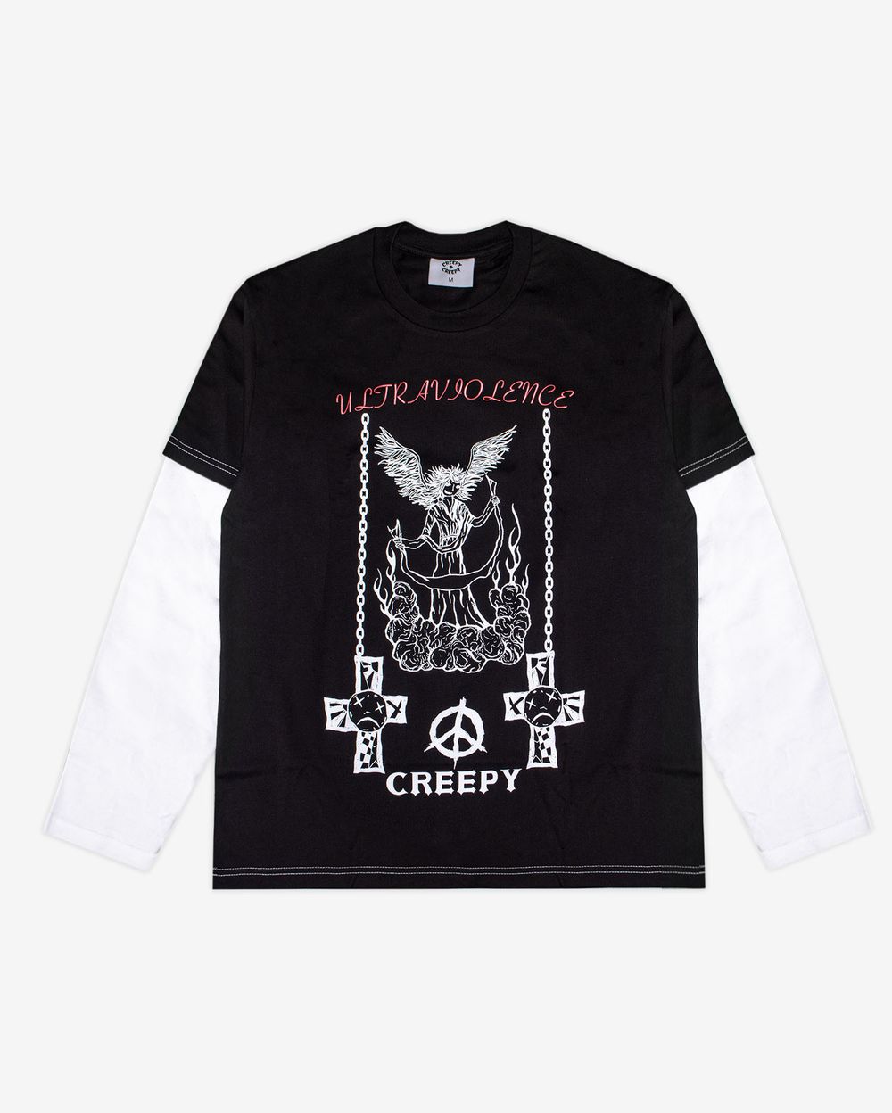 Лонгслив Creepy Clothing милосердие черный