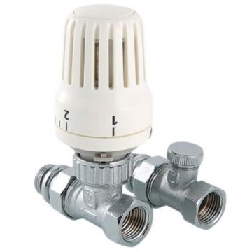 Комплект терморегулирующего оборудования Valtec 1/2" прямой (арт. VT.046.N.04)