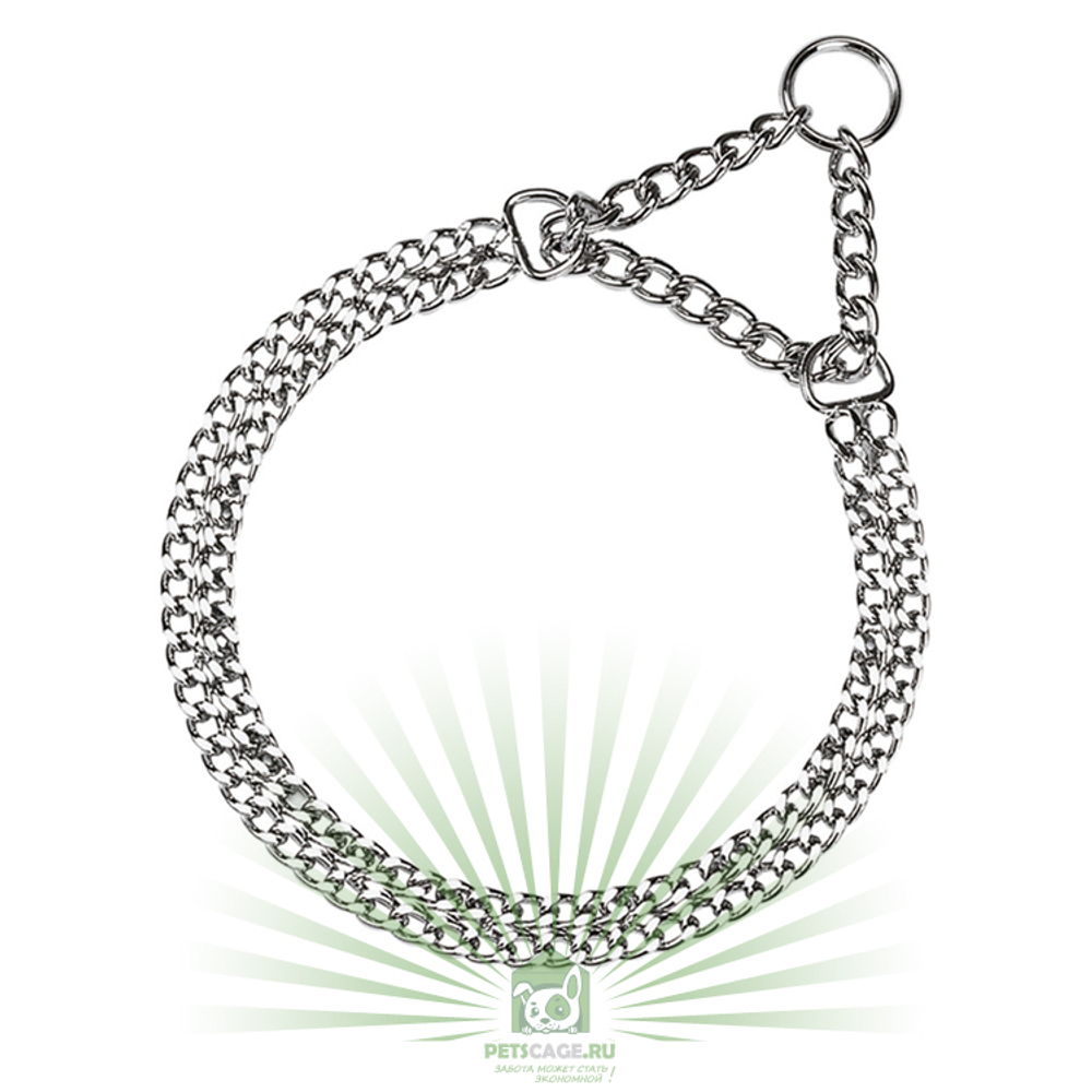 Ошейник-удавка Ferplast CHROME полурывковая цепь для собак CSS5572 72 см