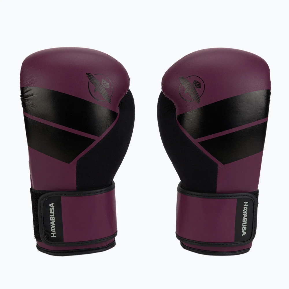 Боксёрские перчатки Hayabusa S4 бордово-фиолетовые