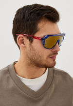 Спортивные очки HILX Newblood / Shiny Royal Red / Gold Lens