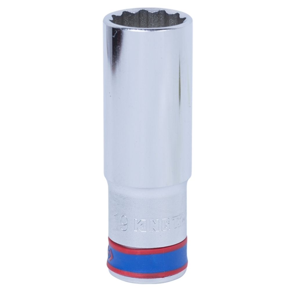 Головка торцевая глубокая двенадцатигранная 1/2&quot;, 19 мм KING TONY 423019M