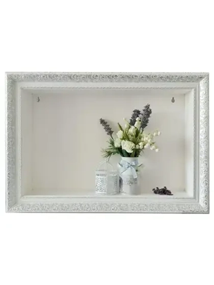 Полка прямоугольная "Прованс" в багетной раме