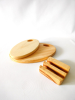 Набор разделочных досок из дерева сервировочных