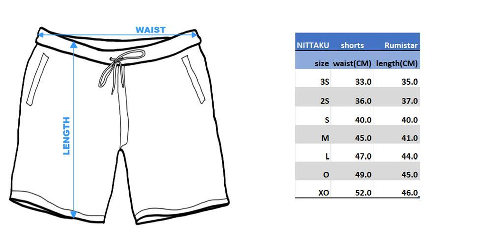 Nittaku Shorts Rumistar (2503) Blue
