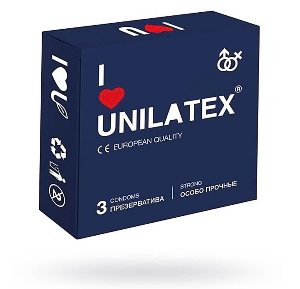 Презервативы Unilatex Extra Strong гладкие №3 шт