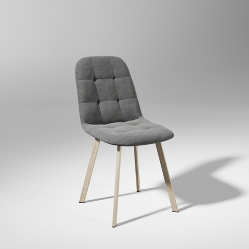 Стул Крафт Серый камень Federica Stone / белый/ПВХ Туя