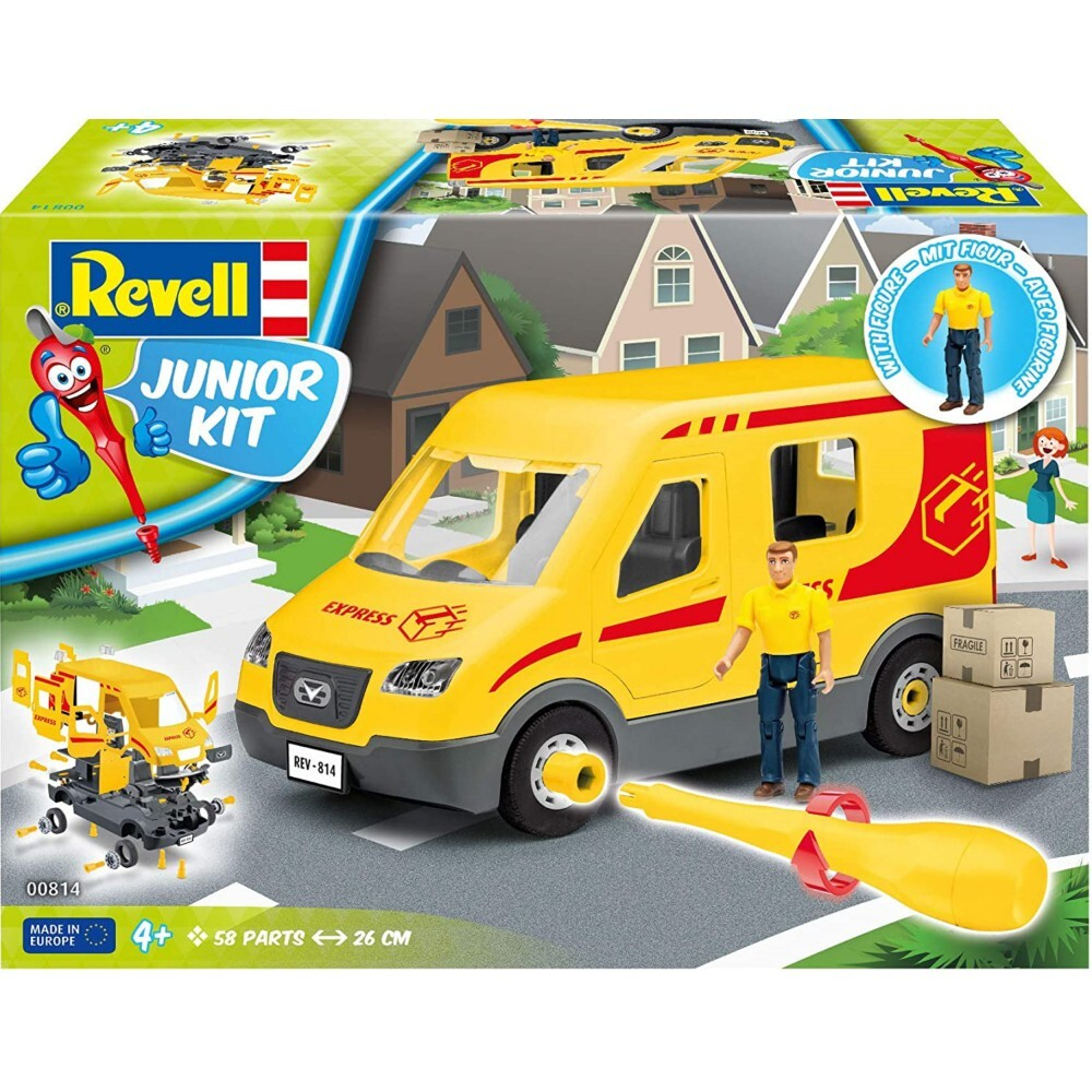 Revell - Junior Kit Развозной фургон с фигуркой Складная модель 00814 / артикул   00814  / GTIN 4009803008141