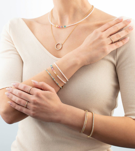 Браслет Coeur de Lion Crystal-Gold 0600/30-1816