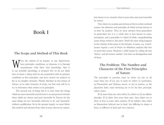 The Physics. Writings on Natural Philosophy (Concise Edition)