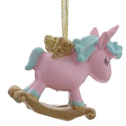 GAEM Фигурка декоративная подвесная "Лошадка", L6 W2 H5 см, 3в.
