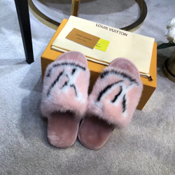 Louis Vuitton Fur Slide