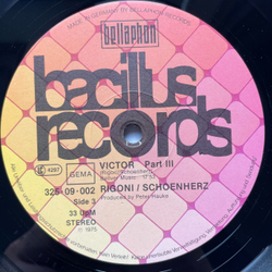 Винтажная виниловая пластинка LP Rigoni, Schoenherz, Victor A Symphonic Poem (Германия 1975)