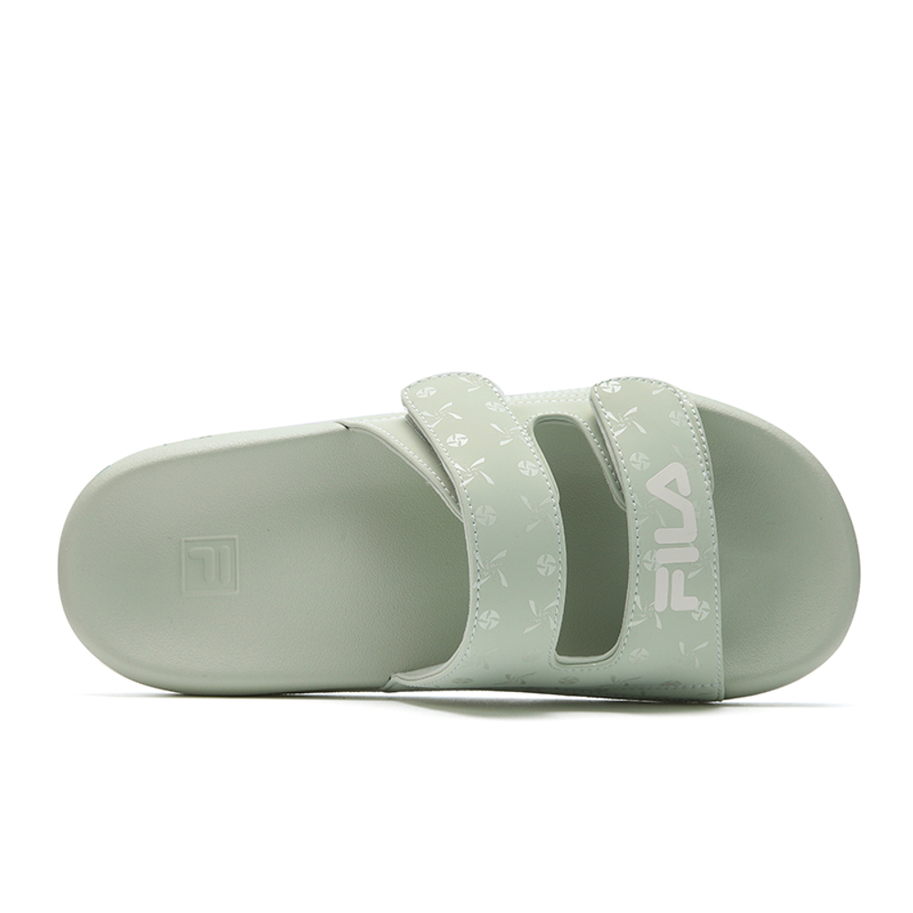 FILA DRIFTER 2 Slide Slippers Women"s Mist Gray Green