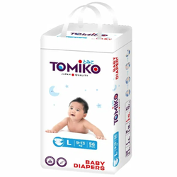 Подгузники TOMIKO Premium Soft 56 шт №4