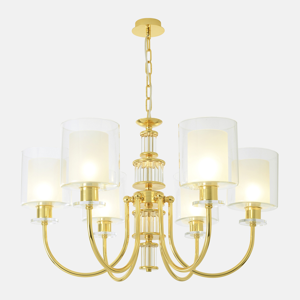 Люстра Crystal Lux ELENA SP6 GOLD