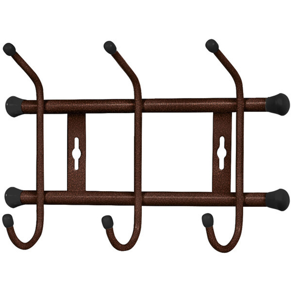 Вешалка настенная 28,5*18*6,7см медный антик ВН3/А