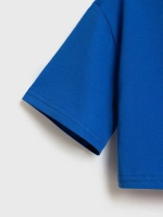 Футболка детская оверсайз укороченная базовая